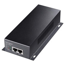 IEEE 802.3bt PoE++ Injector 90W 2.5G Multi-Gigabit Metal Case,Active PoE Power Supply Adapter 48V for IP Camera EU PLUG
