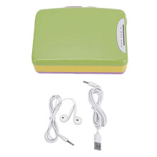 Retro Cassette Player Portable Music Player with FM Broadcast Recorder Cassette Player Gift with Headphone