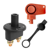 Interruttore Batteria per Auto M10 A Doppio Perno - Interruttore di Disconnessione Batteria da 200 A / Interruttore Generale di Alimentazione per