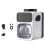 WEST BIKING 1600 Lumens Bicycle Headlight IPX5 Waterproof Bicycle Headlight Light Wireless Remote Control Silver 1