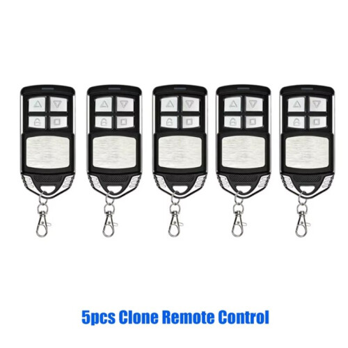 5 Télécommandes de Porte de Garage à 4 Boutons 433 MHz, Télécommande Universelle, Duplicateur de Code 2