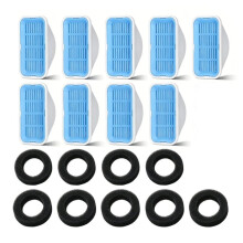 9pcs Cat Water Fountain Filters & 9 Sponges for 309A/309B/309C 3.2L/108oz Stainless Steel Fountains