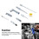 Quick Connect Greasing Accessory Kit for Quick Release Lube Couplers to Reach Any Fitting 4