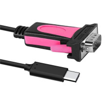 Type-C to RS232 Serial Cable Industrial Type-C to DB9 RS232 Serial Cable DB9 Male COM Port 1.5M