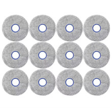 Lot de 12 Lingettes de Rechange Lavables pour Balai pour X60 Max Ultra / X60 Max Ultra / X60 Ultra