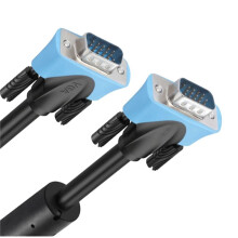 Câble VGA 8 M Mâle-Mâle, Résolution 1080p HD, Blindage Tressé, pour Moniteur D'Ordinateur et Projecteur.