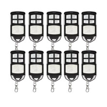 10 Unidades de Controle Remoto para Porta de Garagem, 4 Botões, 433 MHz, Controle Remoto Universal para Abertura de Portas, Duplicador de Código