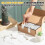 10 Pcs White Card Box Dividers, Max Opening Width:4mm 4