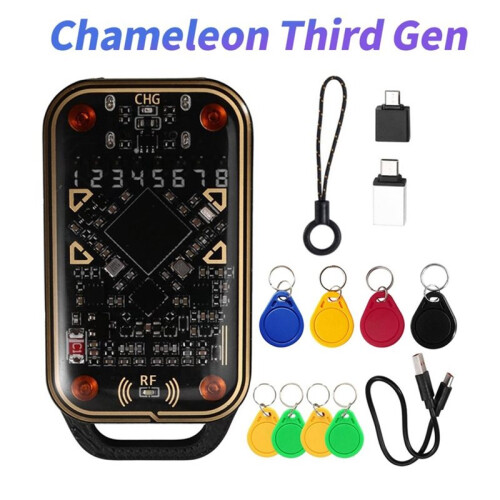 Chameleon V3.0 RFID  Card Emulator Reader ID IC  Card Tag Copyer NFC Read Writer+4XCUID/UID Keychain 1