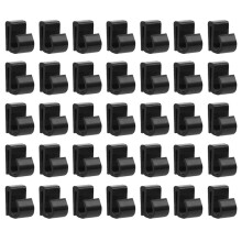 35 Unidades de Clipes para Luzes de Cordão, Ideais para Iluminação Externa de Pérgolas, Pátios e Quintais.