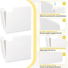 10 Séparateurs Blancs pour Boîtes en Carton, Largeur D'Ouverture Maximale: 4 mm