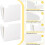 10 Pcs White Card Box Dividers, Max Opening Width:4mm 4