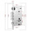 Heavy Duty Double Quick Double Live Engineering Lock Cylinder -Stainless Steel for Interior Doors, Anti-Theft Security 6