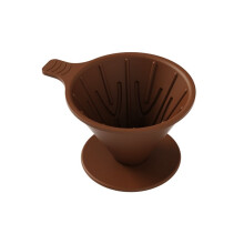 Silicone Coffee Dripper Portable Camping Coffee Filter Cone Reusable Pour over Coffee Filter Holder for Travel Home B