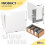 10 Pcs White Card Box Dividers, Max Opening Width:4mm 6