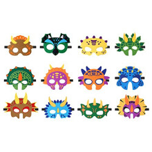 Cartoon Masks 12Pcs Kids Animals Mask Dress Cute Animals Mask Eye Mask for Halloween Christmas Day Cosplay