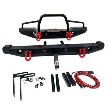 Metallstötfångare Fram/Bak för 1:10 RC Crawler-Bil TRXS -4 för Axial SCX10 SCX10-II 90046 90047