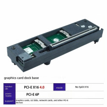 PCIe 4.0 X16 do Dwuportowej Karty SlimSAS 8654 8i, Zewnętrzna Karta Dokująca GPU, Tylko Karta Adaptera