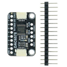 8-Channel 10-Bit I2C DAC Module-DAC6578 Breakout Board for Precise Analog Voltage Output for  & DIY Electronics