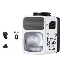 WEST BIKING 1600 Lumen Fietskoplamp IPX5 Waterdicht Fietskoplamp Draadloze Afstandsbediening Wit