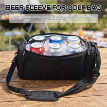 Cooler Bag, Beer Sleeve for Bag , Adjustable Shoulder Strap,Cooler Holds 6 Beer Cans