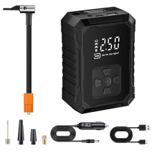 Tire Inflator Portable Air Compressor for Car Tires Cordless Electric Air Compressor with Digital Pressure Gauge