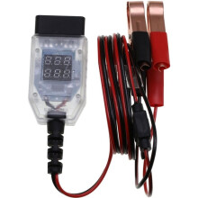 Automotive OBD2 Emergency Power Supply Cable ECU Memory Saver Battery Replacing Car Diagnostic Cable