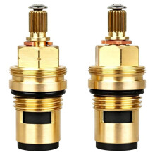 2 Pack Ceramic Faucet Cartridge Set for Grohe 45882000 45883000, Replacement Hot & Cold Ceramic Valve Cartridges