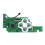 For NEW 3DS Power  OFF Board ABXY Button Keypad PCB Board with Connect Cable Replacement Parts 4