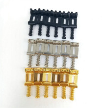 6 Roller Bridge Pull String Code Electric Guitar Saddle for STRATOCASTER Telecaster Electric Guitar Accessories Silver