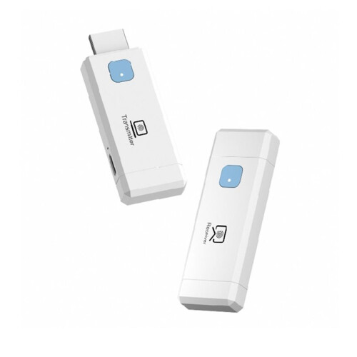 50M 1080P -Compatible Wireless Transmitter Receiver Extender Display Adapter for Large Conference Classroom