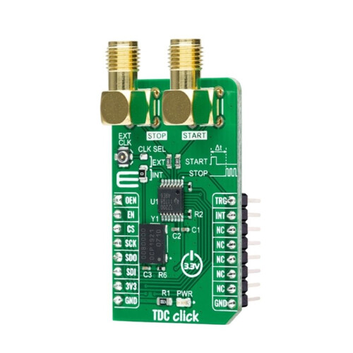 Convertitore Tempo-Digitale TDC7200 da  MIKROE-4770, Scheda di Espansione MikroE 2