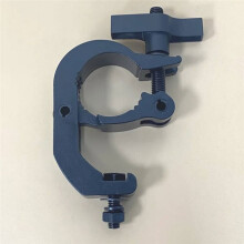 Heavy Duty Stage Clamp 40-52mm Truss Tube Aluminum Alloy Clamp with G Hooks, 200KG Load for Stage Lighting DJ Equipment