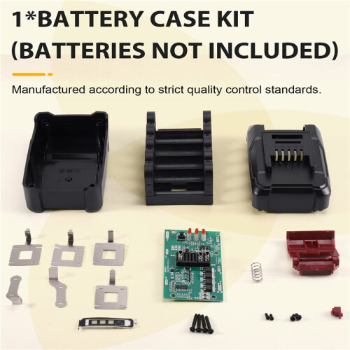 10 Cells 18650 Li-Ion Battery Case for  18V Electric Tool Battery Shell Replacement Accessory 1