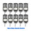 Lot de 10 Télécommandes de Porte de Garage à 4 Boutons 433 MHz, Télécommande Universelle, Duplicateur de Code 3