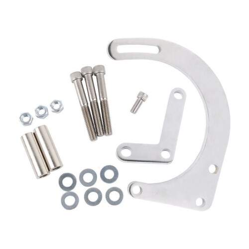 Low Alternator Mount Bracket for 55-68 Small Block Chevy Engine 283 350 Short Water Pump 2