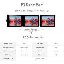 ESP32-C5 2,8 Inch Touchscreen LCD-Display Ontwikkelingsbord 240x320 262K Kleuren SPI IPS 2,4 GHz/5 GHz Dual-Band BLE 5 Zigbee 3.0