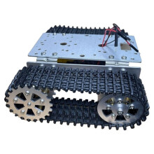 Alloy Robotic DIY Car Chassis DIY Car Robot with TT Motor Set RC Tank Chassis Building Block Motor 3-9v Crawler