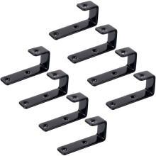 8er-Pack Leiterhaken für Etagenbetten, Innenbreite 2,54 cm (1 Zoll), Vinylbeschichtete, Robuste J-Haken Aus Eisen für die Bettdekoration