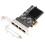 Scheda di Rete Gigabit PCI-e A 4 Porte 4XRJ45 RTL8111H 1000M per PC Desktop WIN10/11 Linux 5