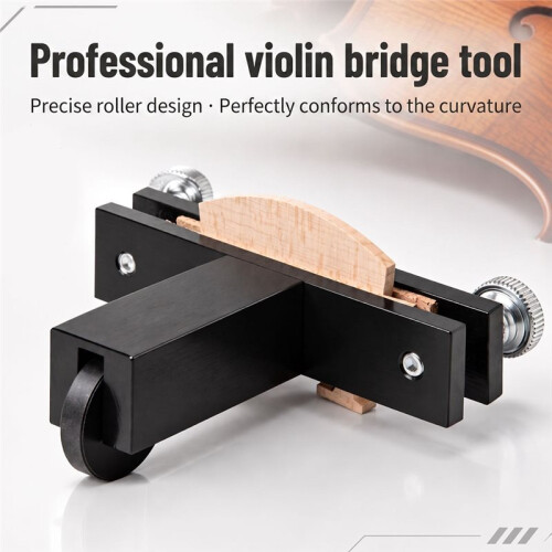 For Violin / Viola / Cello Bridge Fitting Tool, Violin Bridge Shaper with Pulley, Luthier Bridge Sander Viola 2