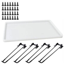 Große Silikonformen für Epoxidharztische, Rechteckige Silikonformen für Harztische mit 4 Beinen für DIY-Kunst- und Heimdekorationsprojekte