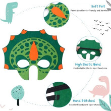 Cartoon Masks 12Pcs Kids Animals Mask Dress Cute Animals Mask Eye Mask for Halloween Christmas Day Cosplay