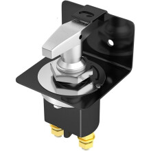 Interruptor de Desconexão de Bateria de 500 A, Interruptor de Corte de Alta Corrente, Isolador com Alça Fixa para Carros, Trailers e Barcos