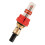 G3/8 Underfloor Heating Manifold Flow Meter Brass Flow Meter Removable Sight Glass 2