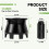6Pack 1.5" - Sprinkler Riser Extension, No-Dig Stackable Sprinkler  Extender Kit 7