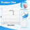 Fusible Interfacing 1m X 5m with Square Grid, Light and Thin Iron- Interfacing for Sewing 7