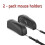 1 Coppia di Supporti per Mouse Sinistro e Destro per Controller  di per  per  2 - Design A Scatto Facile da Installare e 2