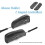 1 Pair Left and Right Mouse Stand for   2  Controllers - Easy-to-Install, Removable Snap- Design 4