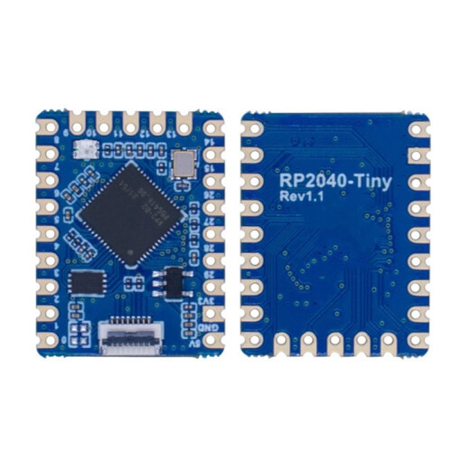 Kit de Placa de Desarrollo RP2040-Tiny Módulo de Placa de Desarrollo RP2040 Tiny Dual Core 133MHz 264KB  2MB Flash 1